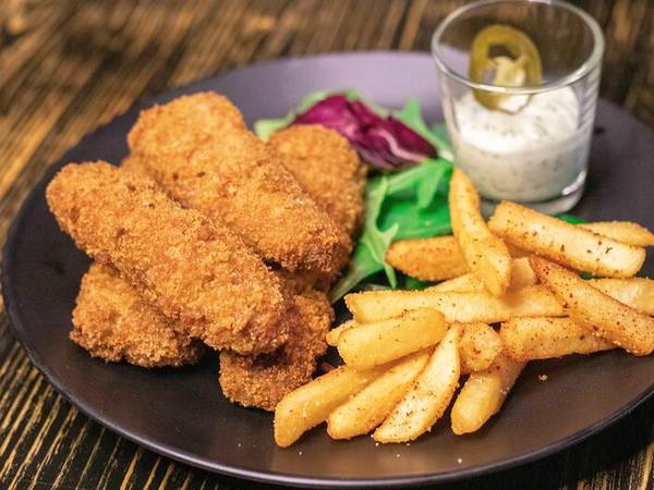 Сырные палочки моцарелла с картофелем фри